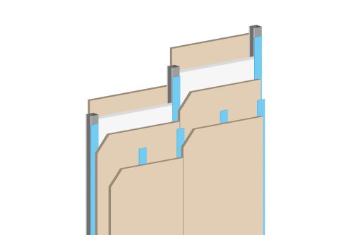 dB Strip 3+ Bande résiliente en mousse pour parois légères