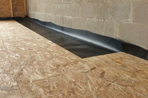insulWood akoestische isolatie membraan voor houten vloeren tussen verdiepingen