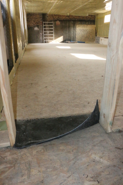 insulWood sous-couche acoustique pour plancher bois - isolation sonore entre étages dans une nouvelle construction
